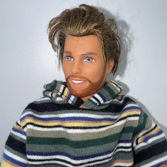 RARE Vintage 1994 Shaving Fun Ken Doll | Mattel #12956 Original Clothes Boots - Picture 2 of 12